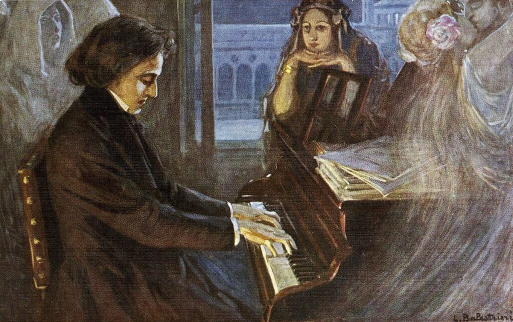 Fryderyk Chopin Przy Fortepianie